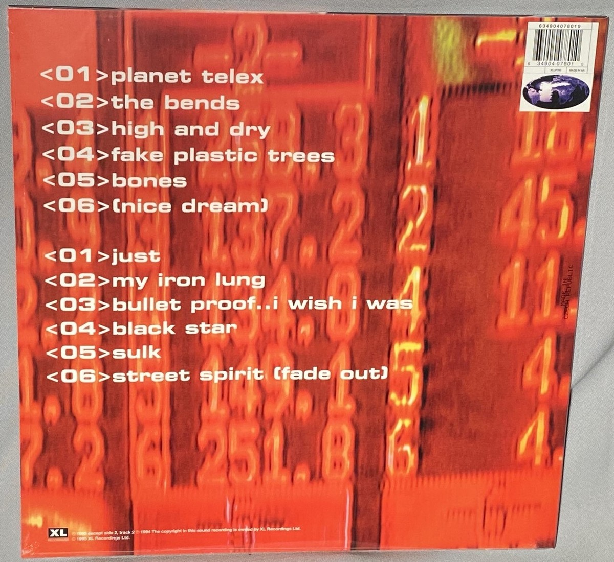 LP RADIOHEAD The Bends (Vinyl, XL, 2016) NEW MINT SEALED