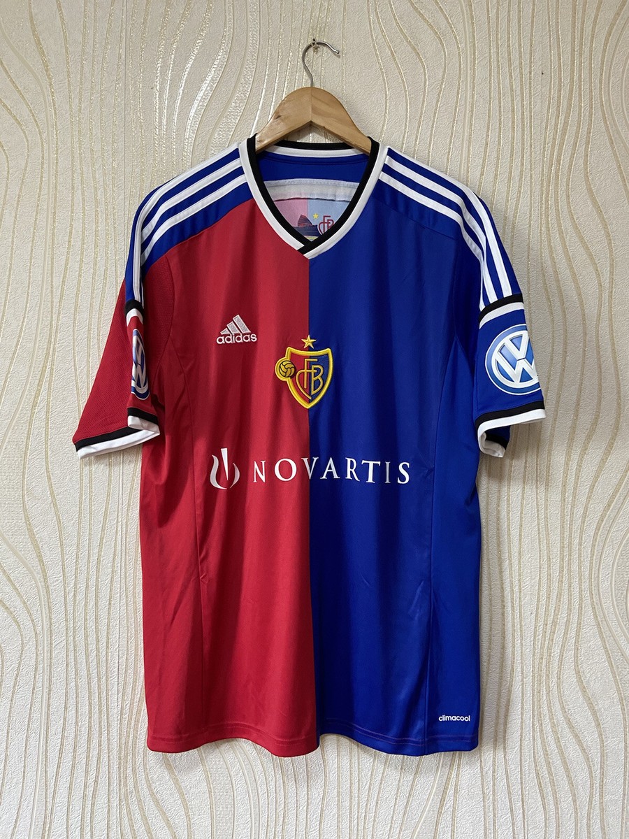 BASEL 2014 2015 HOME FOOTBALL SHIRT SOCCER JERSEY ADIDAS F80922 sz