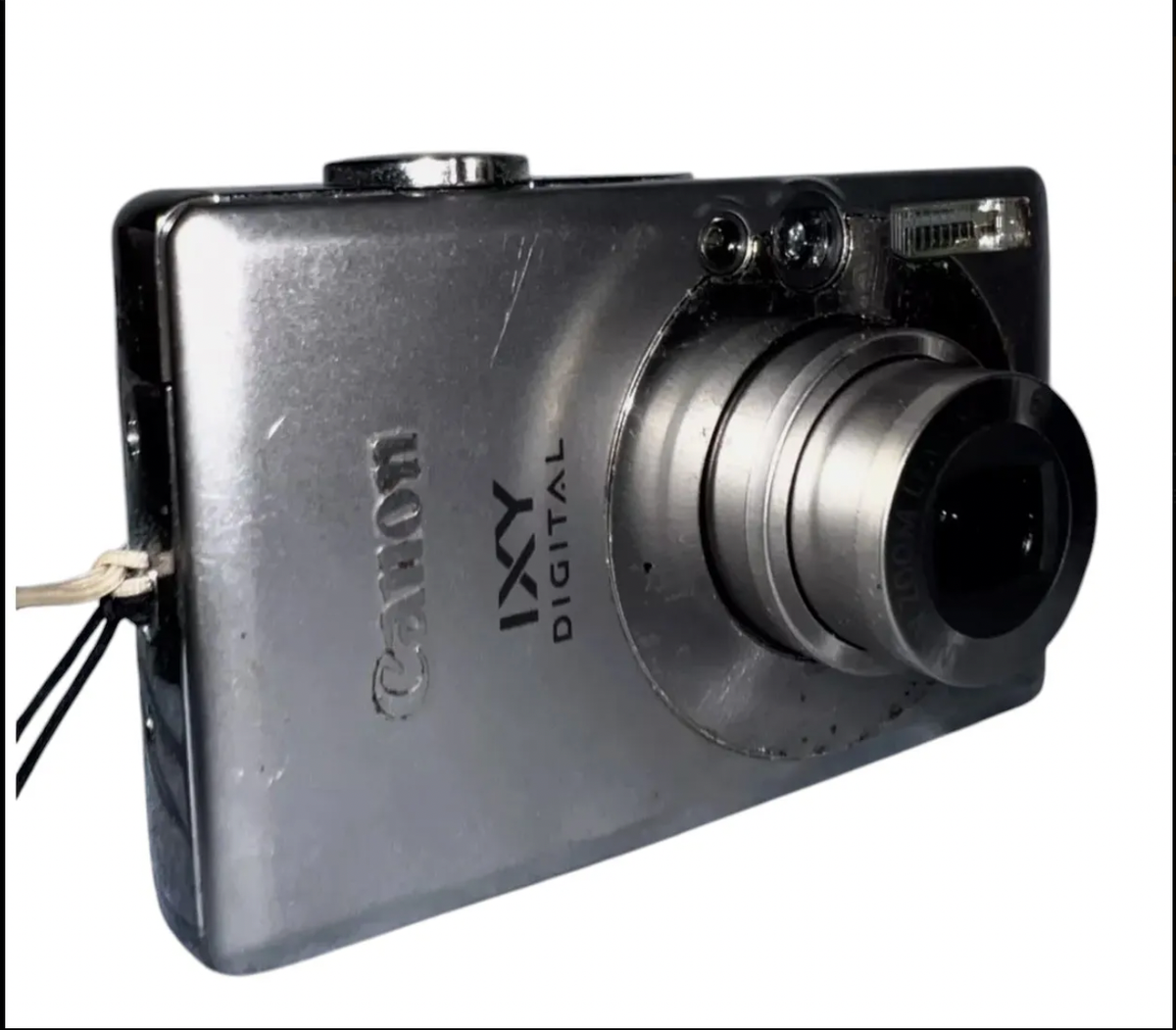 Canon IXY Digital 55 5MP Compact Camera Silver - Tested No Charger