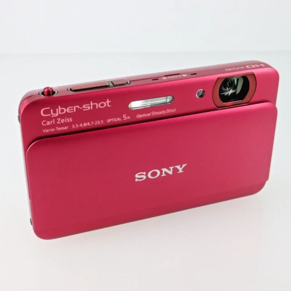 Sony Cyber-shot DSC-TX55 Digital Camera Red 5x Optical Zoom 16.2