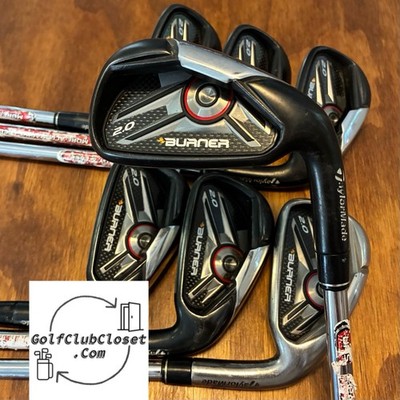 TaylorMade Burner 2.0 Black Iron Set / 4-PW Stiff* Flex Steel 85