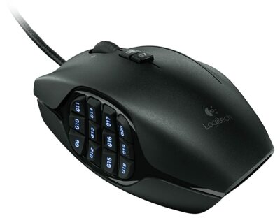 Logitech Logicool G600 MMO Gaming Mouse, RGB Backlit, 20