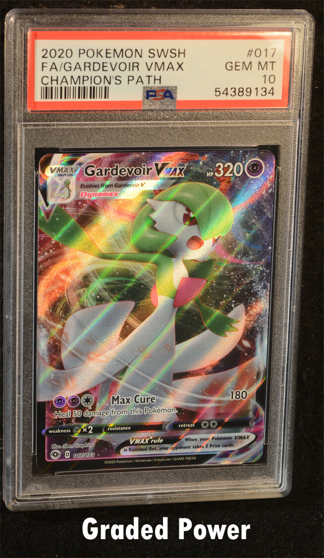 Pokemon Champion's Path Fa/Gardevoir Vmax FULL ART HOLO PSA 10