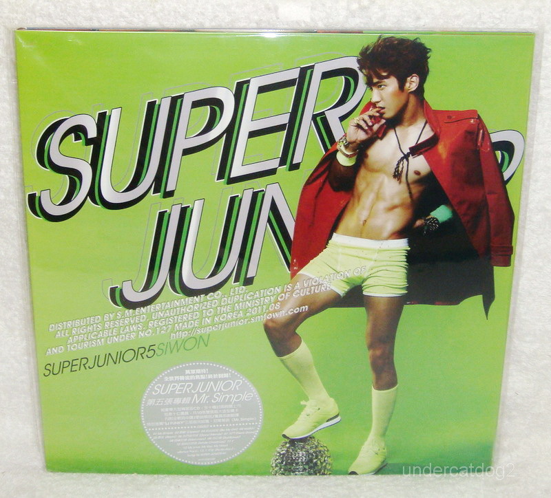 K-POP Super Junior Mr. Simple Taiwan CD Type A (Cover: Siwon) | eBay