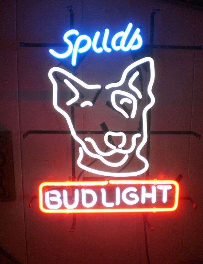 Bud Light Spuds Mackenzie Beer Neon Sign 20