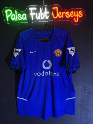 Manchester United Beckham #7 Blue Nike Sz XL Premier League | eBay