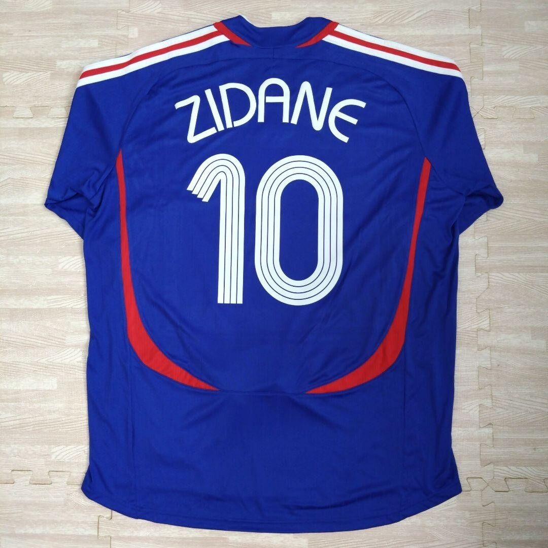 NWT ZIDANE 10 FRANCE NATIONAL TEAM HOME 2006 Maillot Football