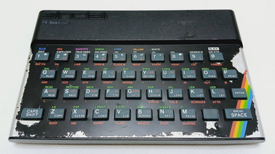 Vintage Sinclair ZX Spectrum Personal Computer - For parts only