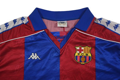 1995/97 Barcelona Vintage Kappa Home Football Shirt Jersey (XL
