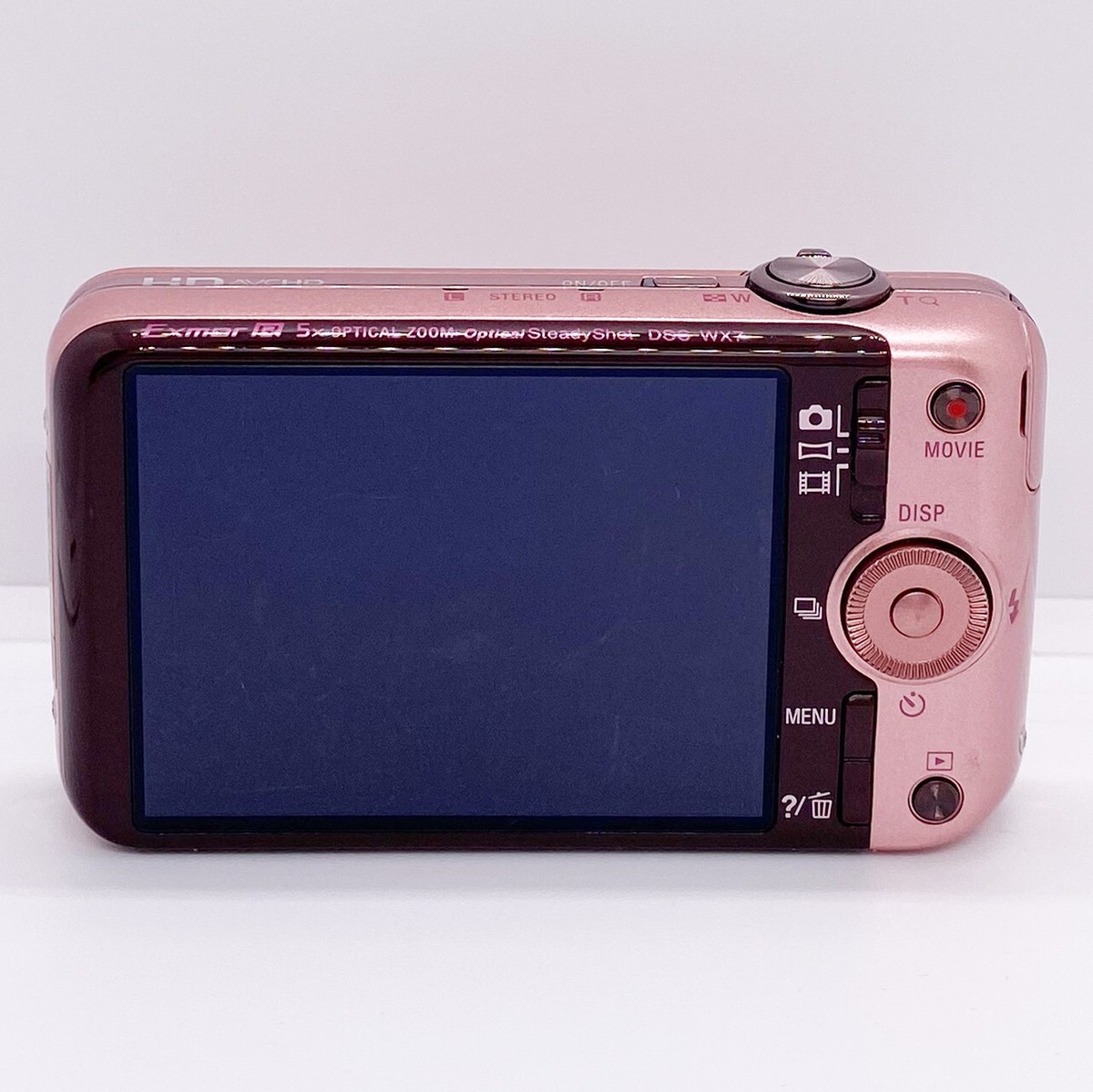 SONY Cyber-Shot DSC-WX7 Pink Digital Compact Camera 5x zoom w