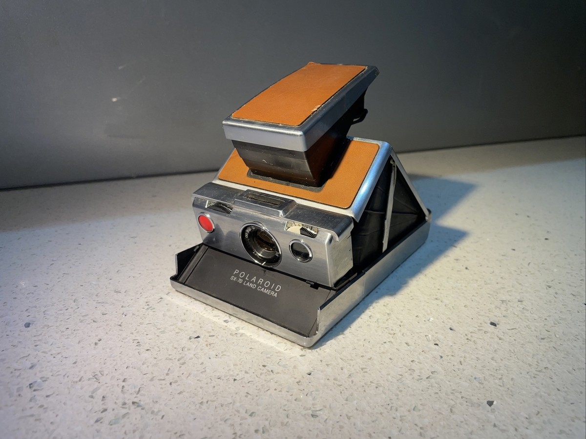 POLAROID LAND CAMERA SX-70 AlPHA1 VINTAGE BROWN LEATHER | eBay