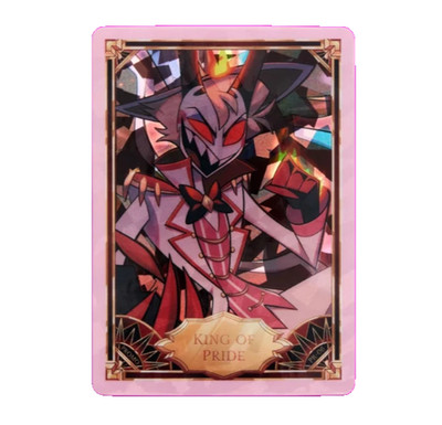 Hazbin Hotel King of Pride Cracked Ice Promo Card PR06 - NEW AND