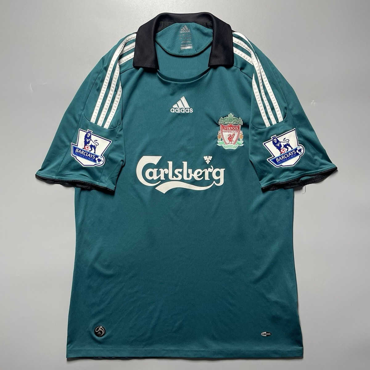 LIVERPOOL ADIDAS 2008/2009 FOOTBALL THIRD JERSEY #9 TORRES SIZE “L