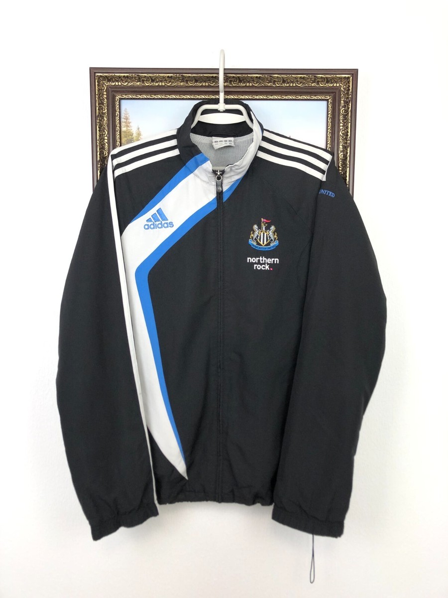 Vintage Adidas Newcastle United Football Jacket Soccer Track Top