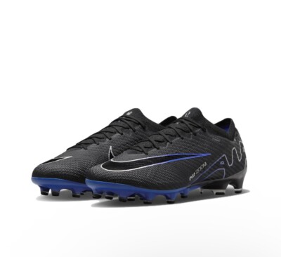 NIKE ZOOM MERCURIAL VAPOR 15 ELITE AG PRO BLACK-CHROME-ROYAL Szs