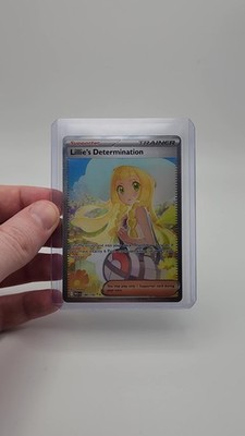 Lillie's Determination SIR 184/132 Secret Rare Pokemon Card (Mega