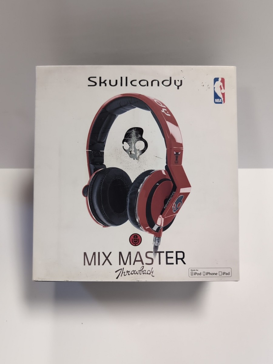 SKULLCANDY Mix Master DJ Headphones CHICAGO BULLS NBA S6MMDM-164