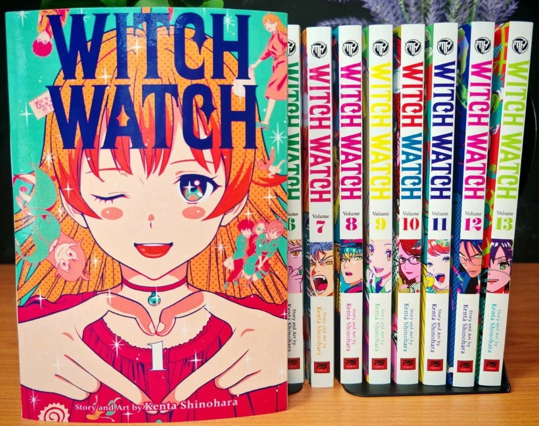 Witch Watch Manga Volume 1-13 English Full Set by Kenta Shinohara