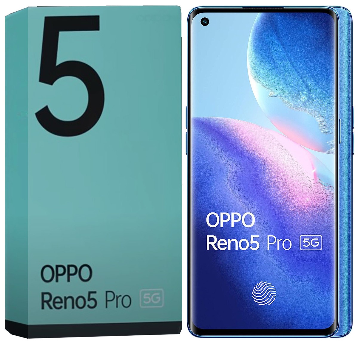Oppo Reno5 Pro 5G Astral Blue 128GB + 8GB Dual-SIM Unlocked GSM