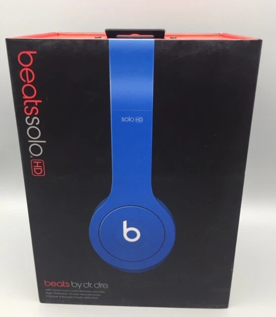 Beats by Dr. Dre Solo HD Blue Headphones for sale - eBay