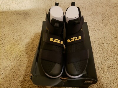 Nike Zoom Lebron Soldier 10 X Black/Gold FINALS/CHAMPIONS Size