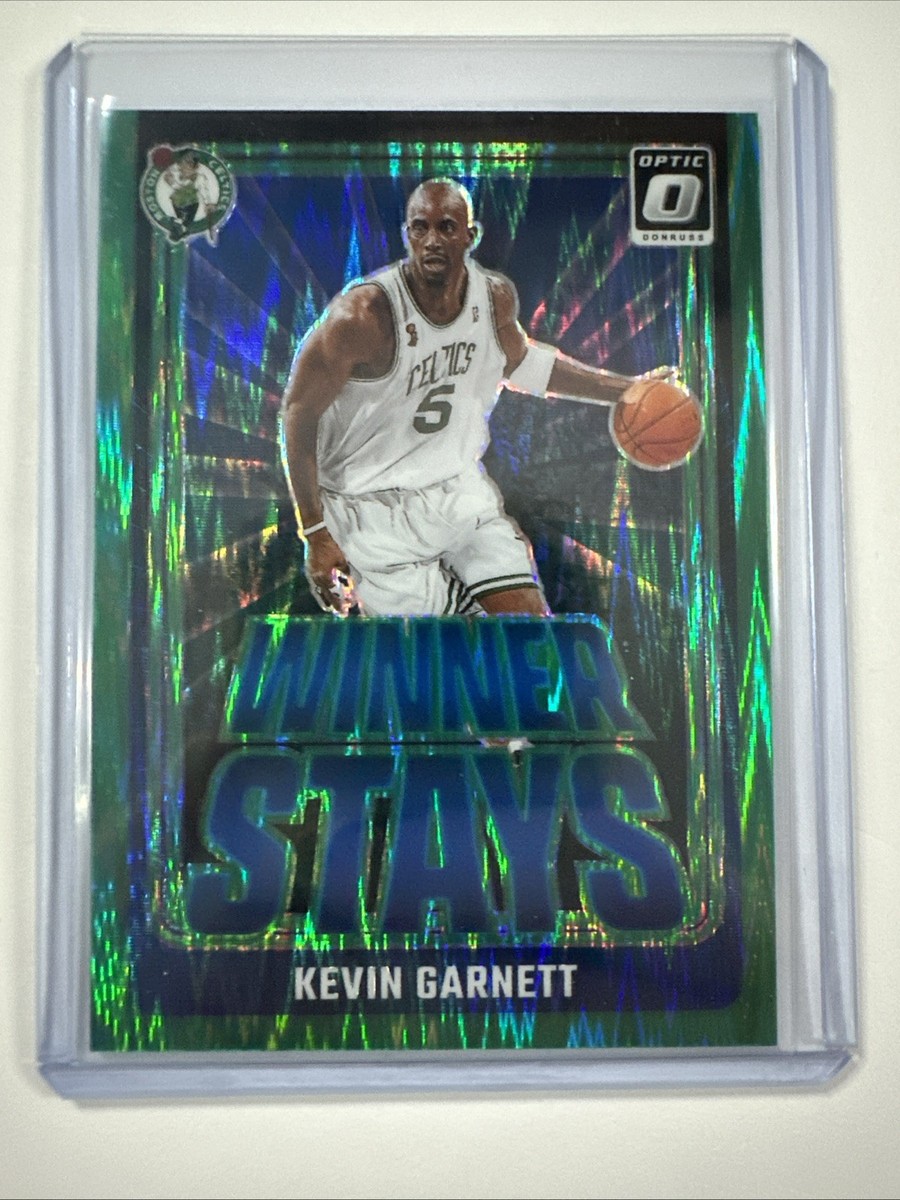 2024-25 Optic Kevin Garnett Winner Stays #17 Green Shock Prizm