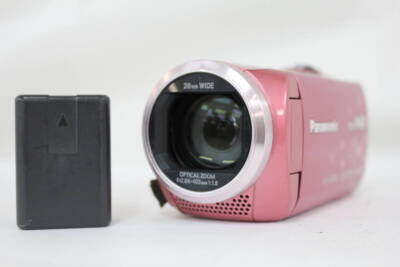 Panasonic HC-V520M Pink Digital HD Video Camera Memory 32GB 50x