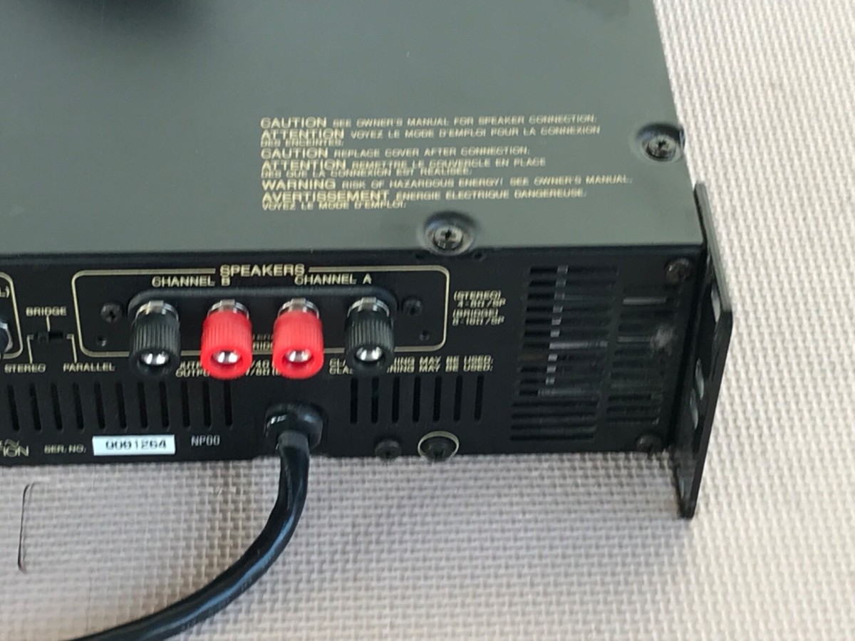 YAMAHA P1600 2 channel 160w per 400w max Power Amplifier | eBay