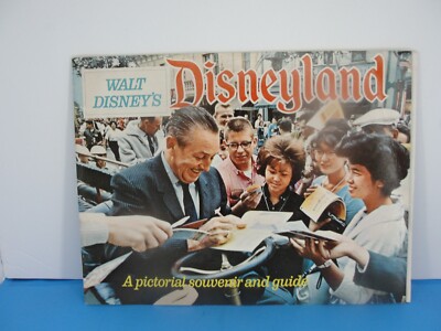 Walt Disney's Guide to Disneyland 1960 Book Color Photos Vintage