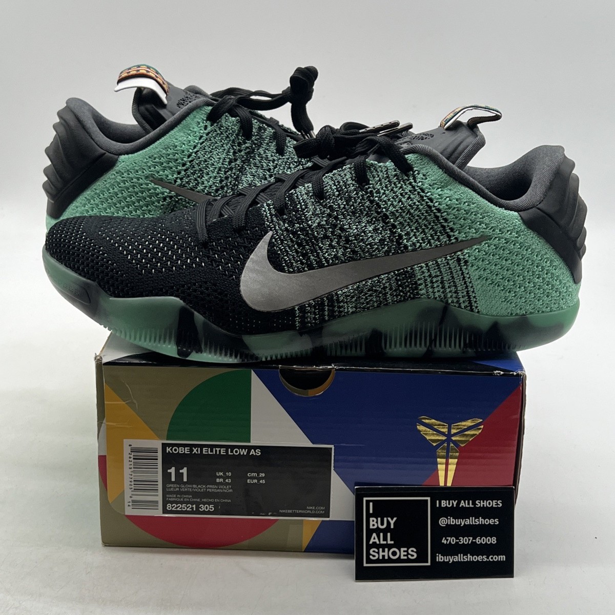 Size 11 - Nike Kobe 11 Elite Low All Star - Northern Lights for