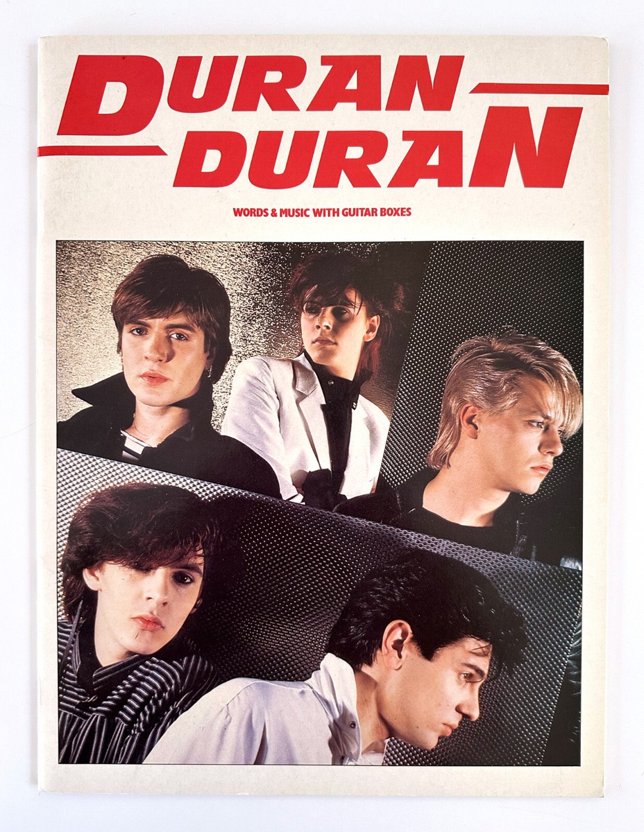 Duran Duran 1981 Words and Music with Guitar Boxes RARE Sheet