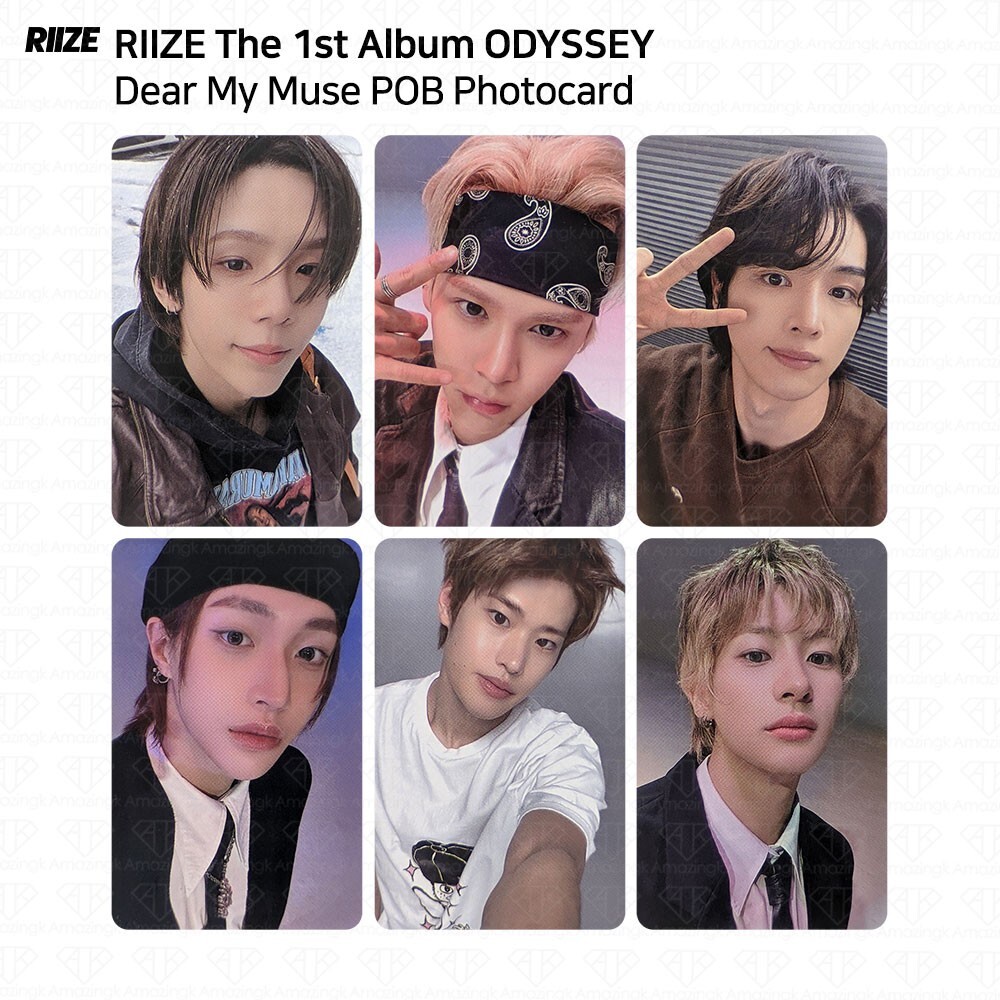 RIIZE The 1st Album ODYSSEY Dear My Muse POB Photocard KPOP K-POP