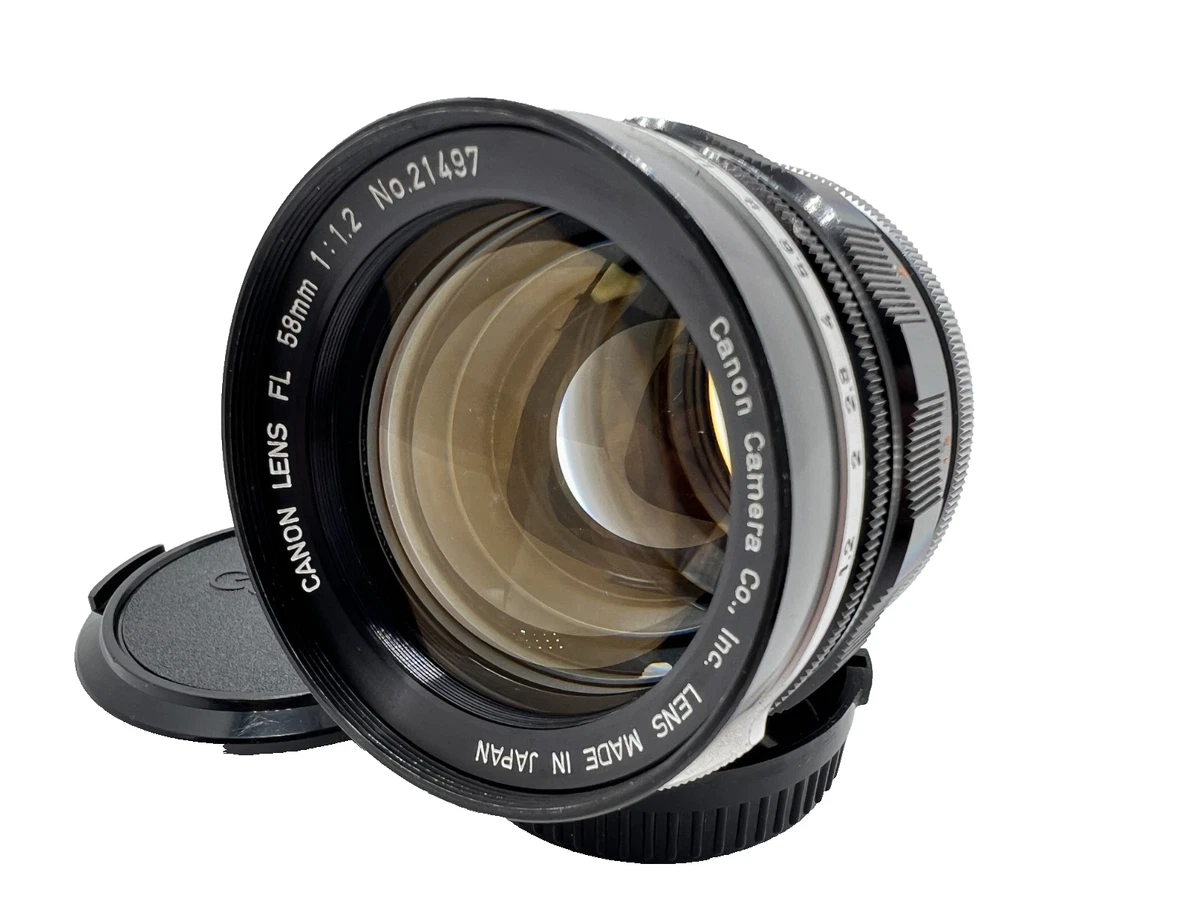 Canon f/1.2 Camera Lenses 58mm Focal for sale | eBay