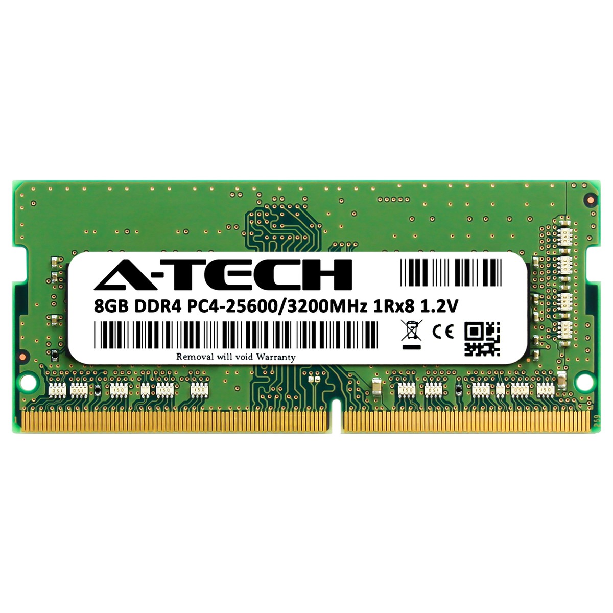 8GB DDR4-3200 SODIMM Kingston KCP432SS8/8 Equivalent Laptop Memory