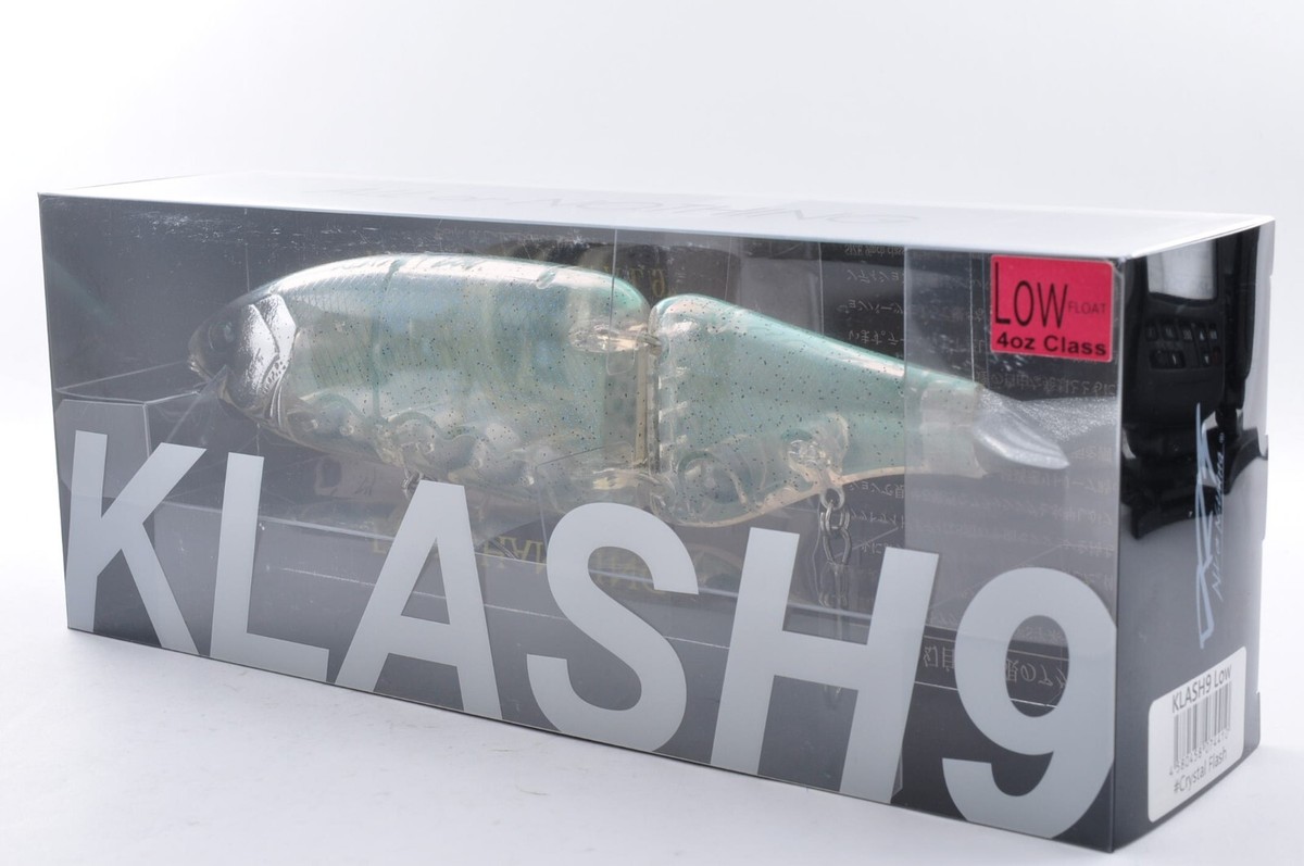 DRT Klash 9 Crystal Flash Low Float 4 Oz Class Swimbaits for sale