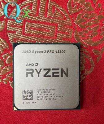 AMD Ryzen 3 PRO 4350G AM4 CPU Processor R3 PRO 4350G 3.8GHz Quad