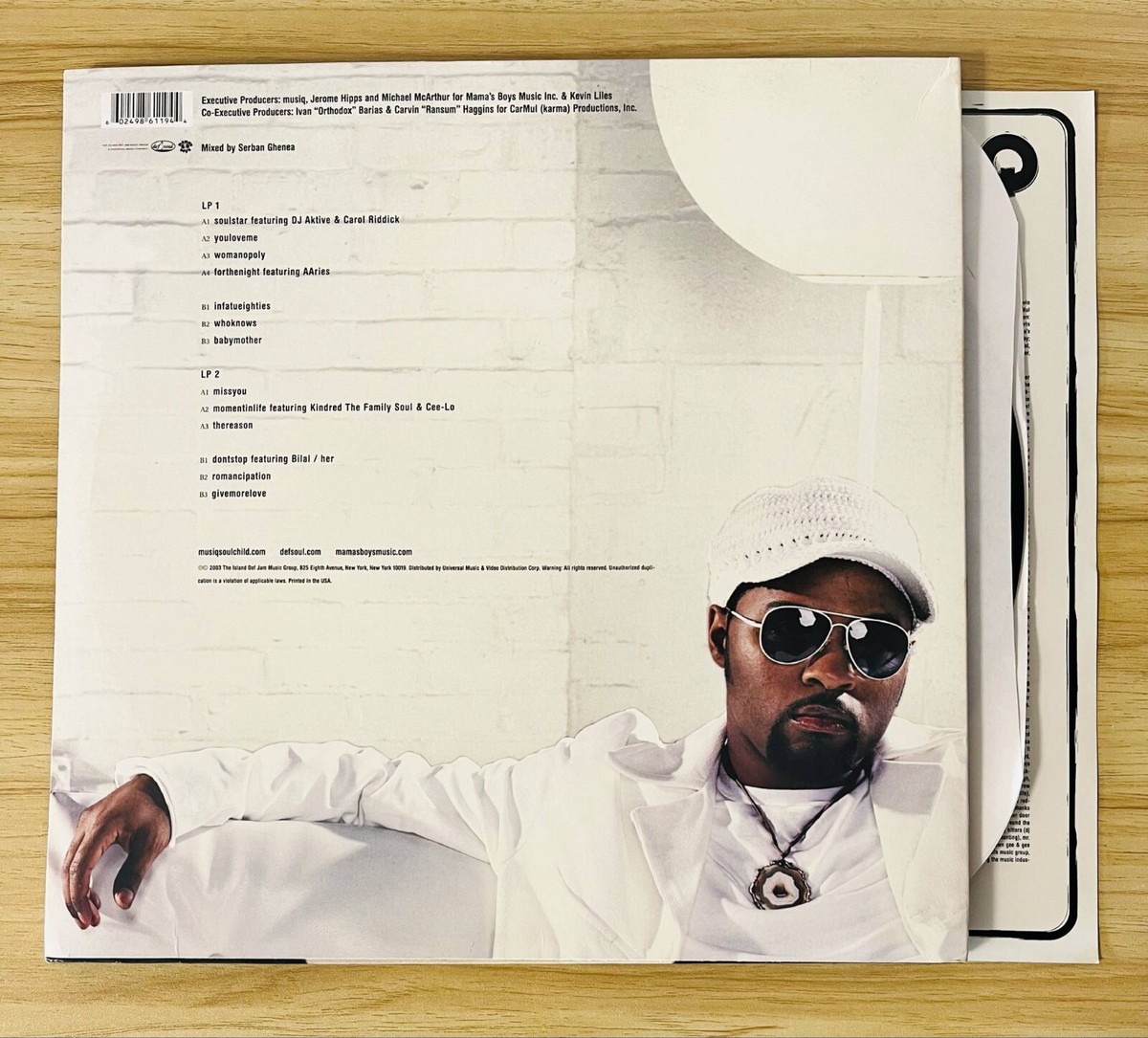 MUSIQ SOULCHILD / Soulstar 2003 US Original 2LP Vinyl Def Soul