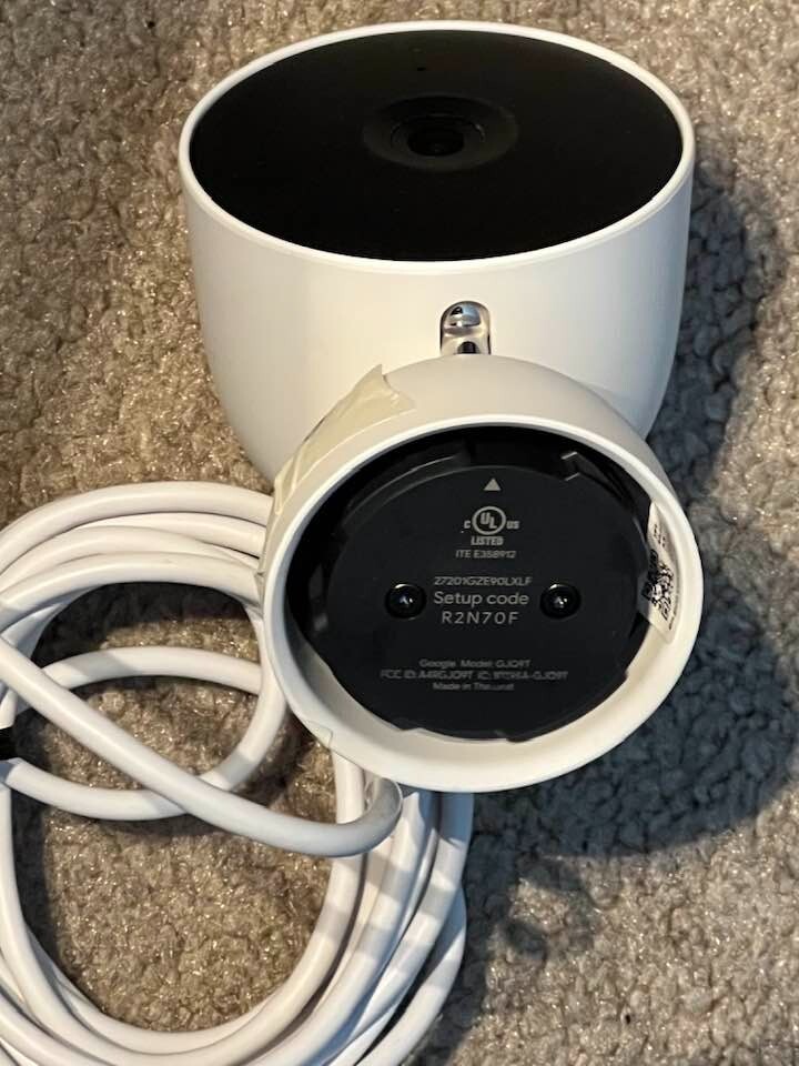 GOOGLE NEST INDOOR CAMERA GJQ9T GA01998-US | eBay