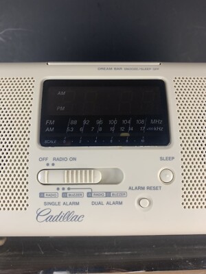 Sony Dream Machine Clock Radio Alarm AMFM Stereo ICF CS750