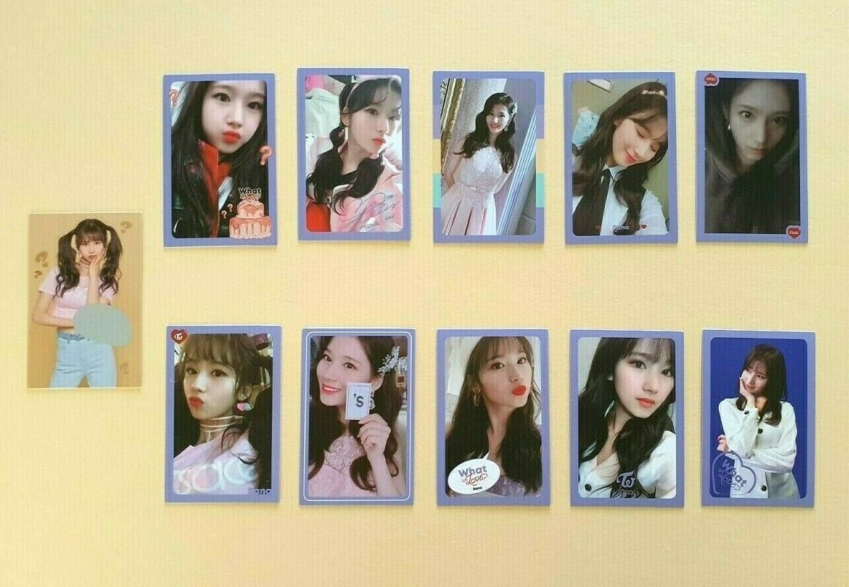 TWICE 5th mini album What is love Official Photocard photo card