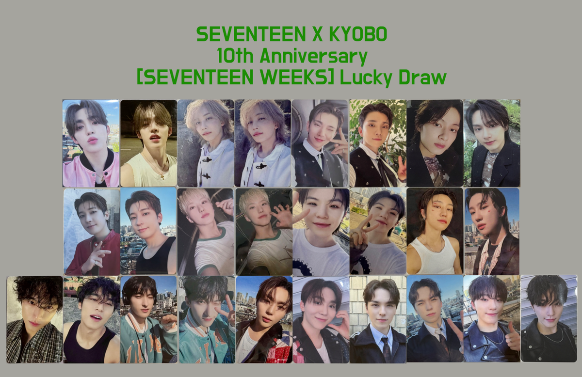 SEVENTEEN] SEVENTEEN X KYOBO 10th Anniversary [SEVENTEEN WEEKS