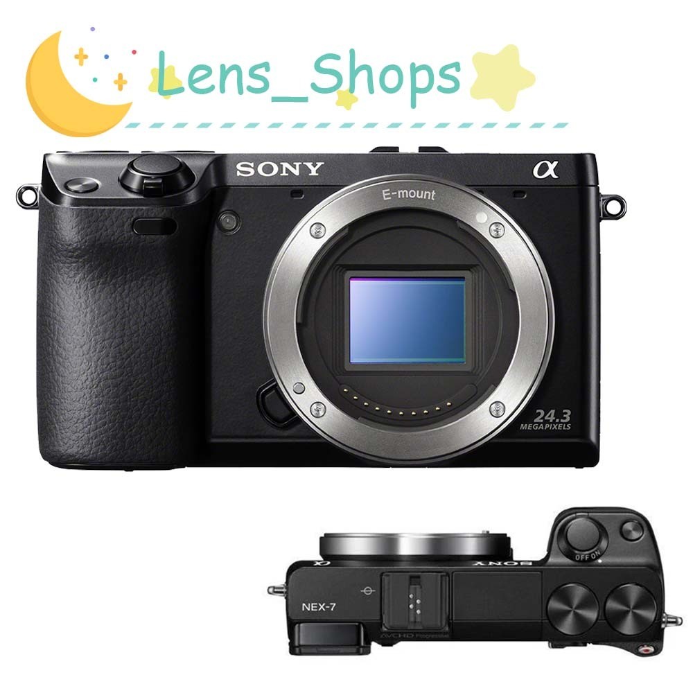Sony Alpha NEX-7 Mirrorless Digital Camera Body Only 24.3 MP Black