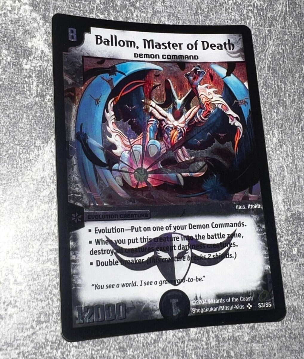 Ballom Master of Death Duel Masters TCG DM-04 S3/S5 / ULTRA RARE