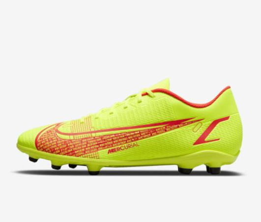 Nike Men's Neon Yellow Mercurial Vapor 14 Club Fg/Mg Soccer Cleats