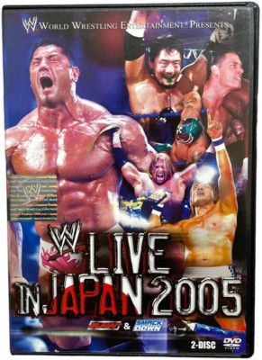 WWE LIVE IN JAPAN 2005 DVD Batista John Cena Tajiri Exclusive