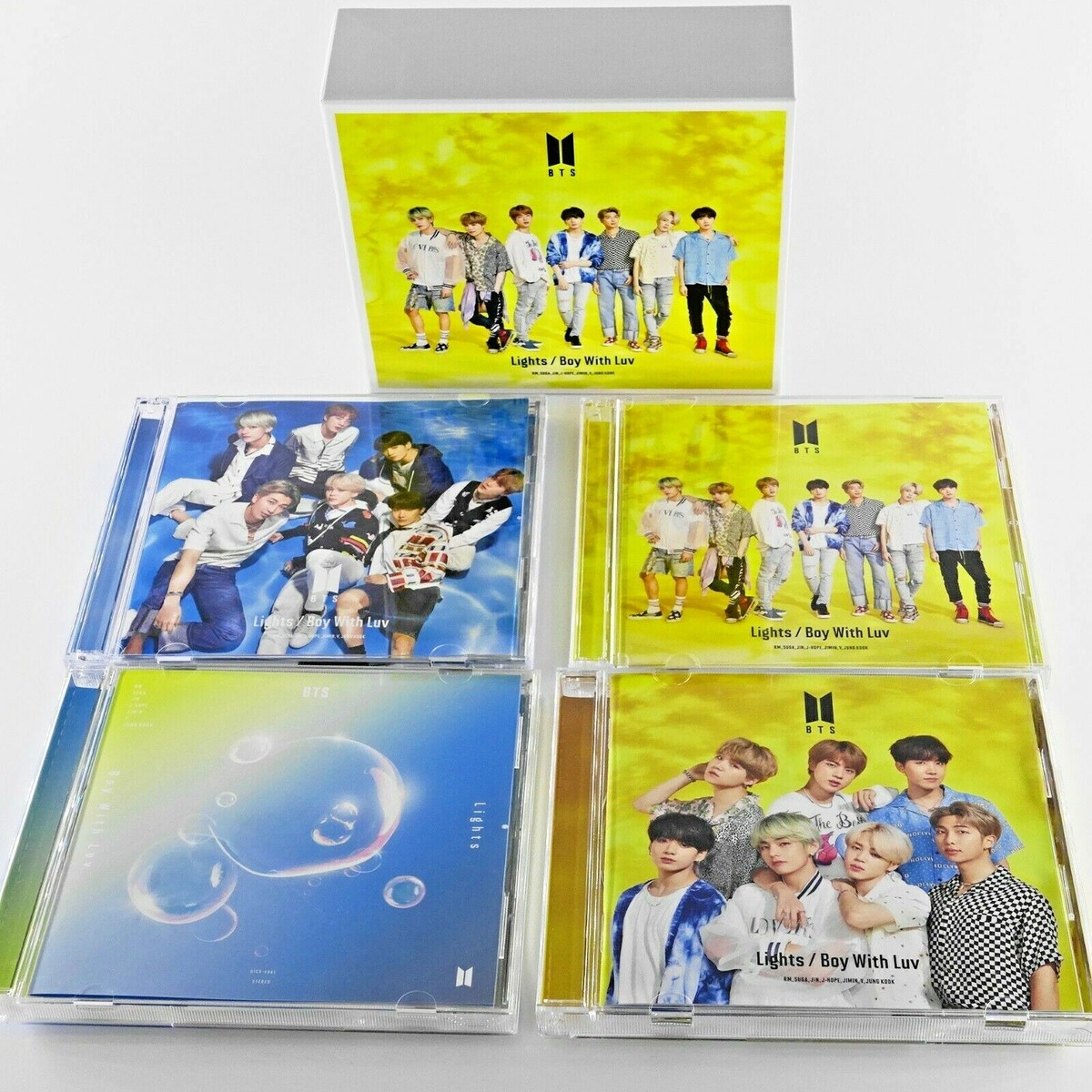 BTS Lights / Boy With Luv Limited Edition CD+DVD BOX | eBay