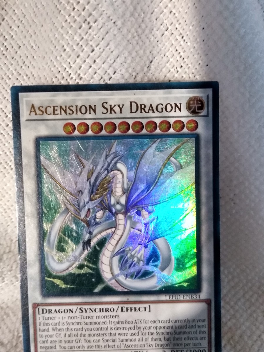 Yu-Gi-Oh! - Ascension Sky Dragon -Ultra Rare -LEHD-ENB34 1st Ed