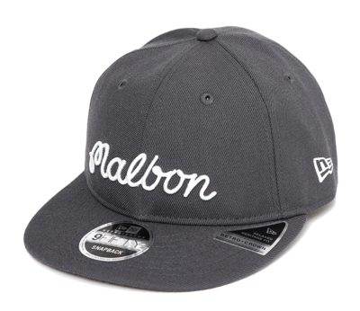 MALBON GOLF X New Era Semi Curve Cap CHARCOAL | eBay