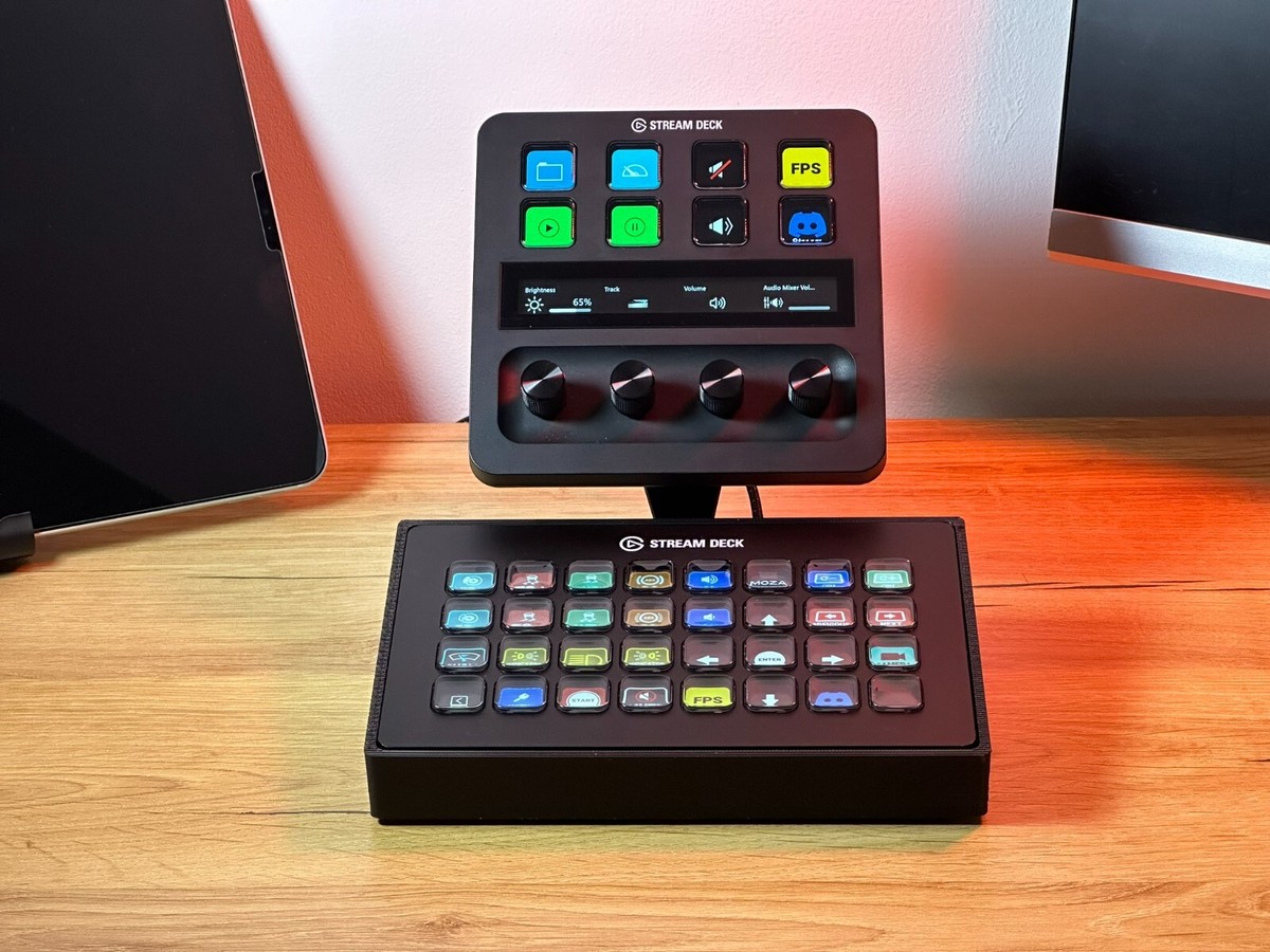 Dual Stand (Stands Only) for Stream Deck XL, and Stream Deck Plus