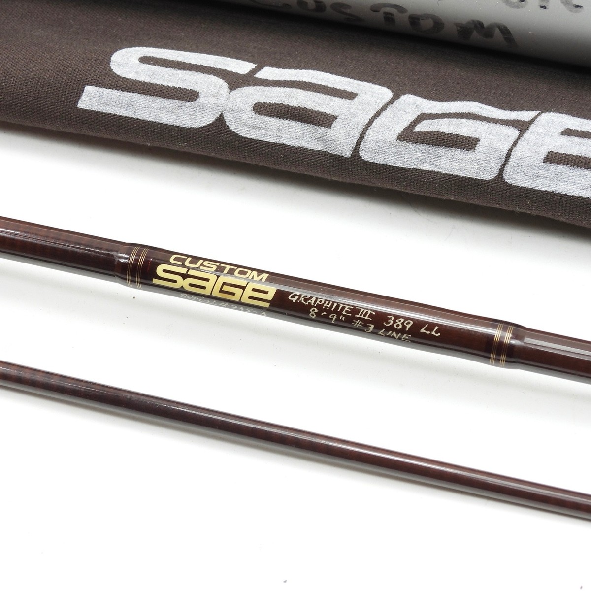 Eddie Bauer Sage Graphite III 389 LL Fly Rod. 8' 9” 3wt. See